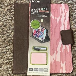 Icon Mossy Oak 10” Tablet IPad Cover New Pink